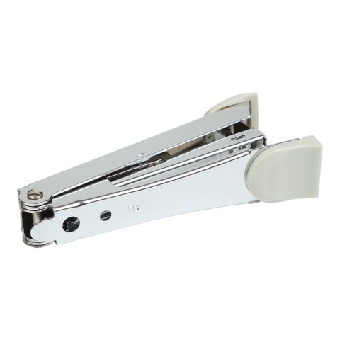 Степлер металевий BM.4152-09 BUROMAX, 12 л., (скоби №10), 94х42х21 мм, сірий, у коробці (4823078956163) | Зображення 2