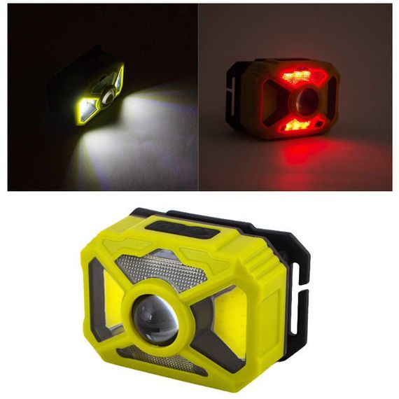 Фонарь налобный 2323-P50+SMD+COB (white/red) RO-97 | Зображення 1