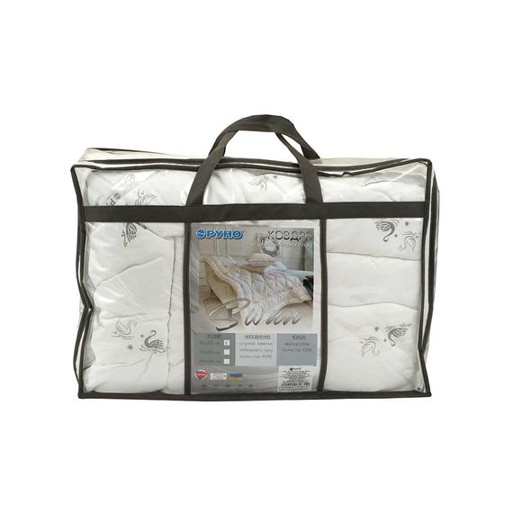 Ковдра Руно зі штучного лебединого пуху Silver Swan 140х205 см (321.52_Silver Swan) | Зображення 5