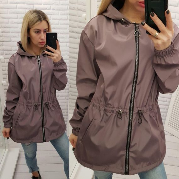 Вітровка кавового кольору.. А101 | Зображення 1