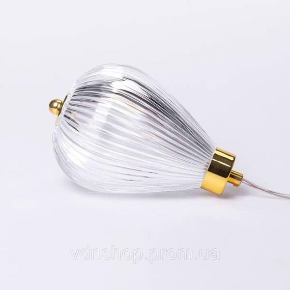 Гірлянда штора з фігурками Повітряна куля 3 метри 6 ламп тепле жовте світло 6L3MBAL | Зображення 9