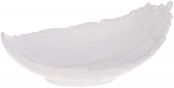 Сервірувальна страва White Ceramiс Nib 21х12х8см