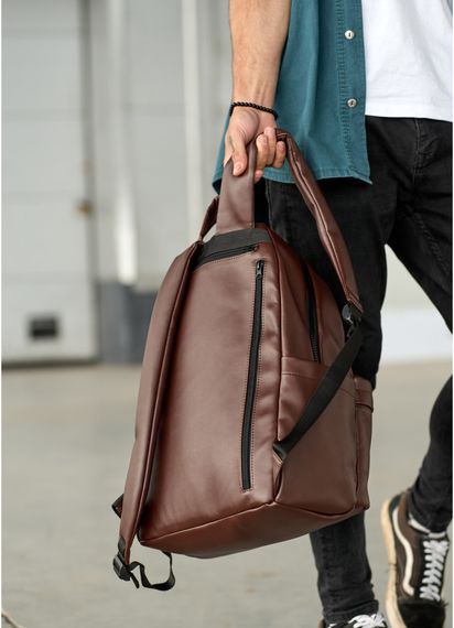 Чоловічий рюкзак Sambag ZARD LST шоколадний 46 х 28 х 13 см (25018020m) | Зображення 2