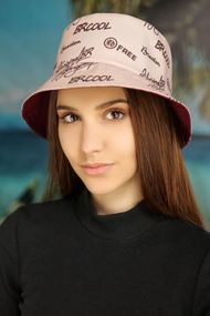 Двухсторонняя панама «BR Cool» бежевый + бордовый