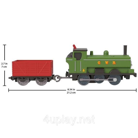 Класичний моторизований поїзд Дак з ювілейної серії до 80-річчя Thomas & Friends Оригінал Fisher-Price | Зображення 2