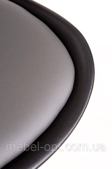 Стул Sedia black-grey DSM Eames Style, черное пластикое сиденье с мягкой подушкой и деревянные буковые ножки | Зображення 5