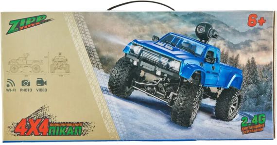 Машинка ZIPP Toys 4x4 повнопривідний пікап з камерою. Колір - синій | Зображення 9