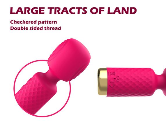Вібромасажер для клітора "Small AV stick", колір рожевий, 10 режимів вібрації Sex Aura | Зображення 6