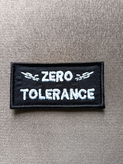Шеврон Zero Tolerance
