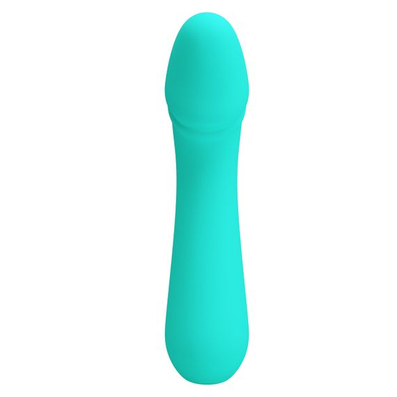 Вібратор для точки G Pretty Love Cetus 12 функцій, бірюзовий, 15 х 3.5 см sexstyle | Зображення 3