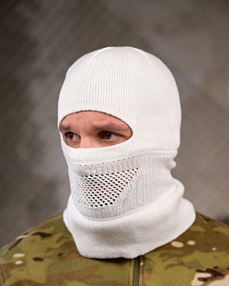 Балаклава трансформер біла ТР6282