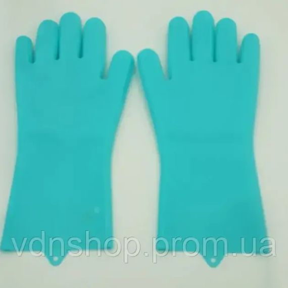 Багатофункціональні силіконові рукавички для миття та чищення посуду | Зображення 2