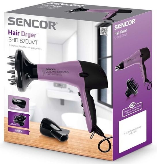 Фен Sencor SHD 6700VT | Зображення 6