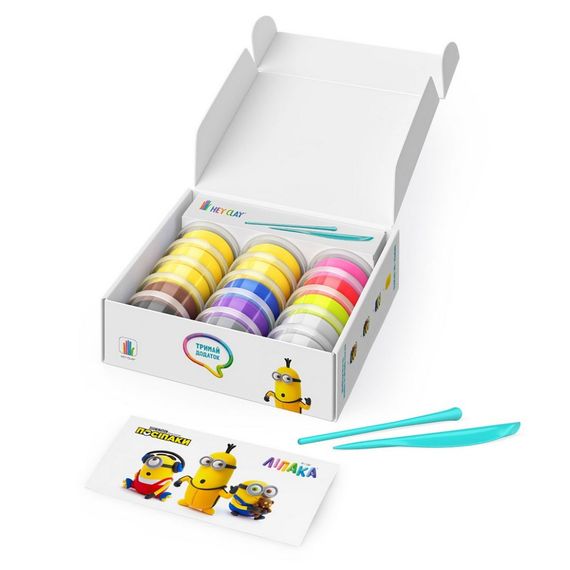 Меганабор пластилина "Посипаки" ЛИПАКА 15026-UA01 самостоятельно затвердевает | Зображення 2