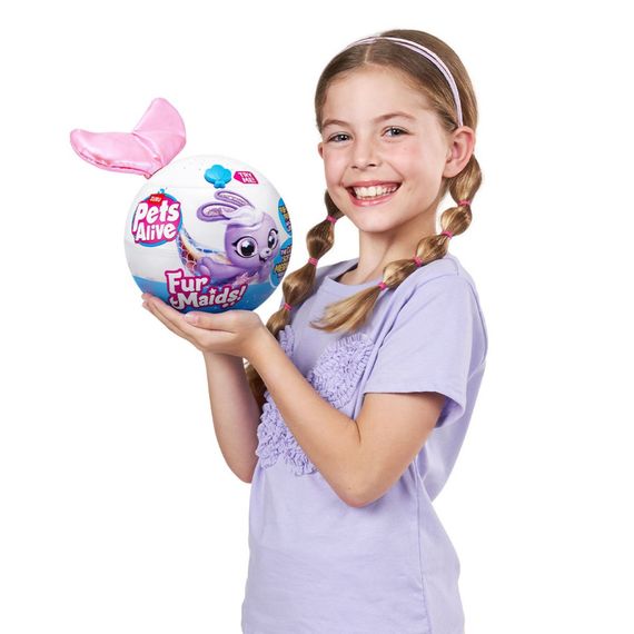 Интерактивный игровой набор серии "Furmaids" Котенок Пурл Pets & Robo Alive 9555A | Зображення 4