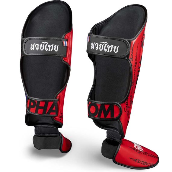 Защита голени и стопы Фантом Muay Thai Red S/M | Зображення 1