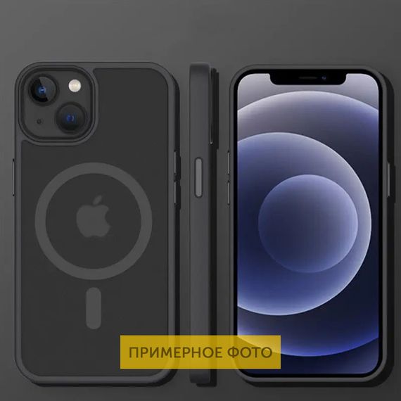 TPU+PC чохол Metal Buttons with MagSafe Colorful для Apple iPhone 16 (6.1") | Зображення 3