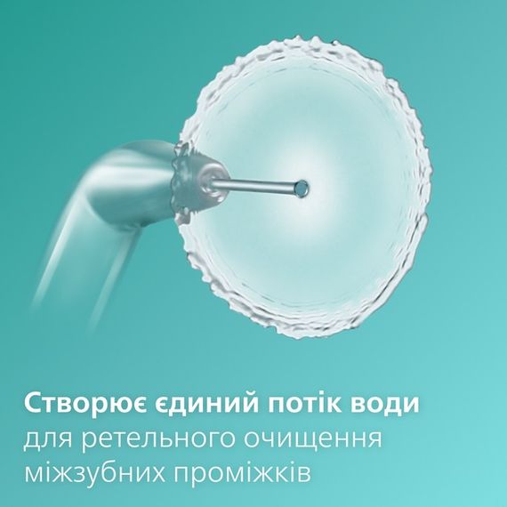 Насадка для ирригатора Philips SoniСare F1 Power Flosser HX3042-00 2 шт белая | Зображення 1