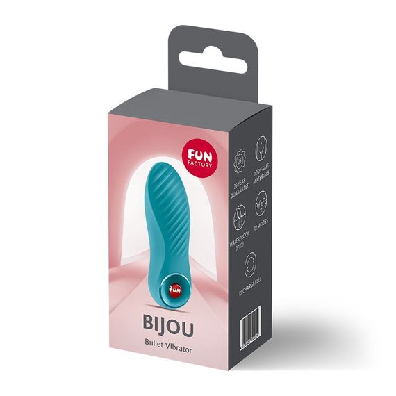 Віброкуля Fun Factory Bijou Aquamarine, 12 режимів, перезаряджувана | Зображення 7