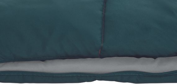 Спальний мішок одіяло с капюшоном Easy Camp Moon 200 Double/+5°C Teal Left/Right Похідний спальний мішок | Зображення 5