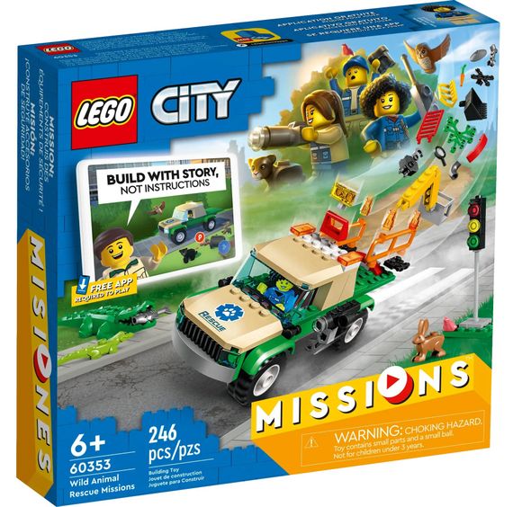 Конструктор LEGO City Missions Місії порятунку диких тварин (60353) | Зображення 5