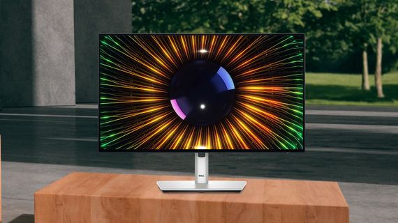 Монітор Dell  23.8' U2424H HDMI, DP, USB, Audio, IPS, 120Hz, sRGB 100%, Pivot (210-BKTZ) | Зображення 1