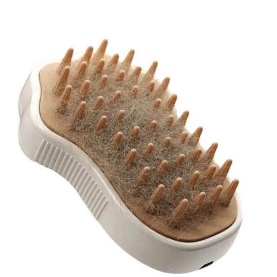 Щетка паровая для шерсти животных Pet Spa Коричневая