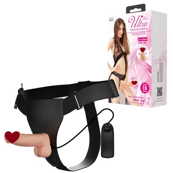 Страпон реалистик Baile Ultra Female Strap-On женский, 19.4 см sexstyle