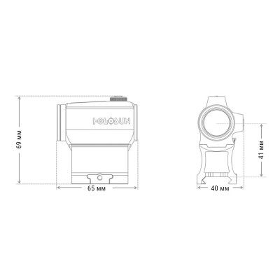Коллиматорный прицел Holosun HS403B (747032) | Зображення 5