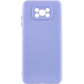 Чехол Silicone Cover Lakshmi Full Camera (AAA) для Xiaomi Poco X3 NFC / Poco X3 Pro Сиреневый / Dasheen