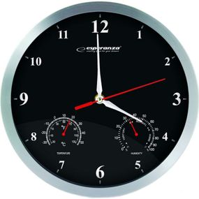 Настенные часы Esperanza Wall Clock Washington 30 см Black (EHC008K)