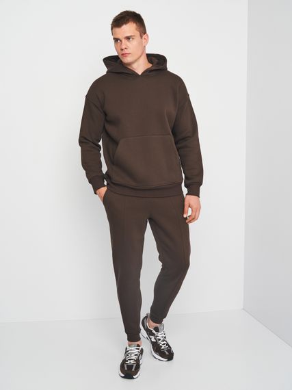 Штани чоловічі теплі коричневого кольору, 3XL | Зображення 2