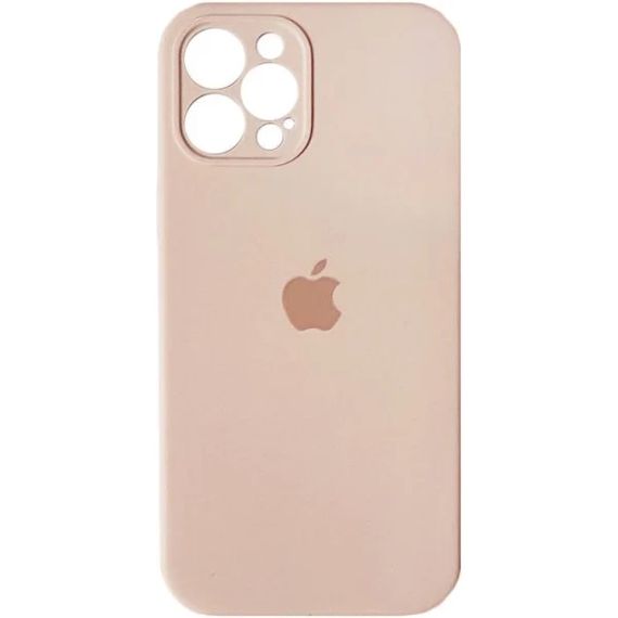 Чохол Silicone Case Full camera для iPhone 12/12Pro Nude