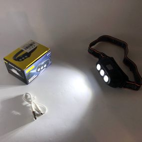 Ліхтар налобний XN-406 акумуляторний KX-214-3LED