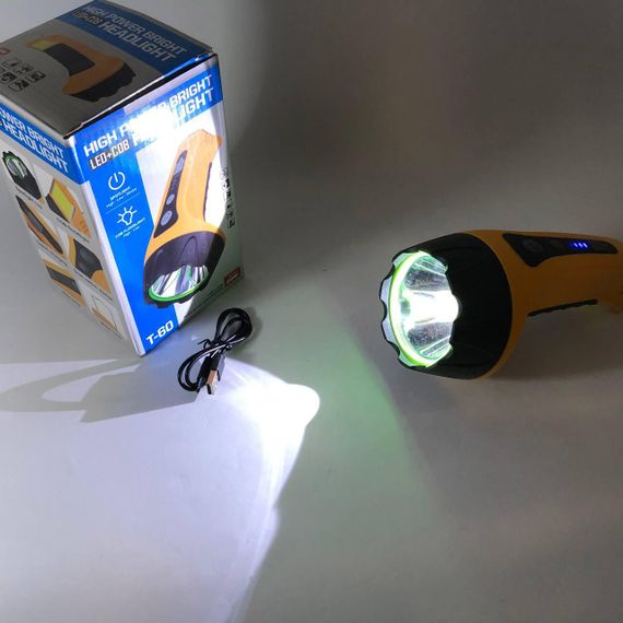 Ліхтар T60 3W COB з Li-Ion акумулятором, індикацією заряду, гаком та ЗУ Type-C (46869-T60_152) | Зображення 3