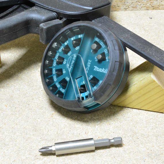 Набор бит и магнитный битодержатель Makita B-28911 | Зображення 5