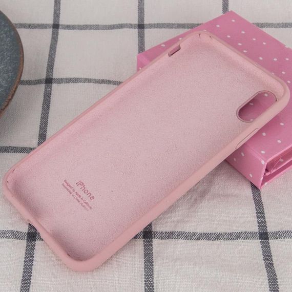 Чохол Silicone Case Full Protective (AA) для Apple iPhone XS Max (6.5") Рожевий / Pink Sand | Зображення 2