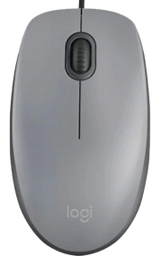 Миша Logitech M110 Silent-MID GRAY-USB-AKOYA