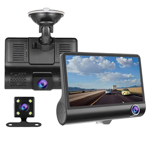 Відеорегистратор FHD 1080P з ЖК екраном та 3 камерами XPRO (44148-_691) | Зображення 5