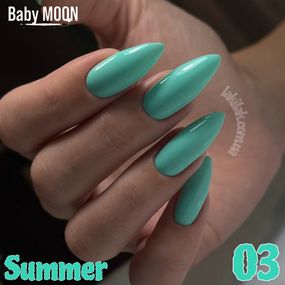 Гель-лак BABY MOON Summer №03 мятный, 6 мл