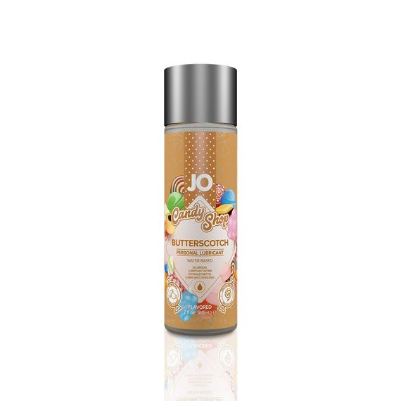 Лубрикант на водній основі JO H2O — Candy Shop — Butterscotch (60 мл) без цукру та парабенів