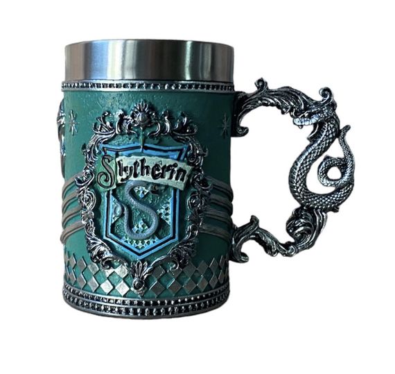 Кухоль Чашка Келих 3D Неіржавка сталь Гаррі Поттер Слизерин 500 мл