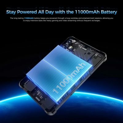 Планшет OUKITEL RT3 plus 8&quot; 4/128GB/ NFC / LTE Black (6941749808516) | Зображення 1