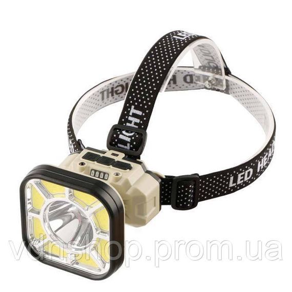 Фонарик на голову для альпинизма 826X-XPE+8COB(White+Red), Налобный фонарь для рыбалки кемпинга EJ-62 | Зображення 8