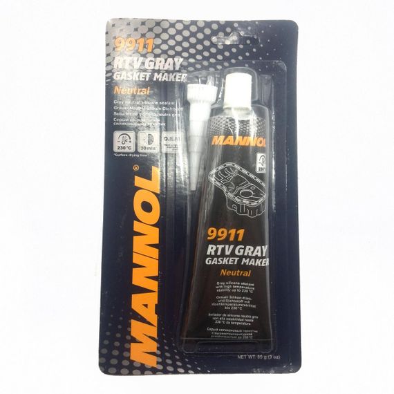 Mannol 9911 RTV Gasket Maker Gray Neutral Cерый силиконовий герметик,високотемпературний 85мл.