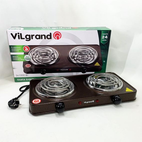 Настільна плита ViLgrand VHP132. Колір: коричневий | Зображення 4