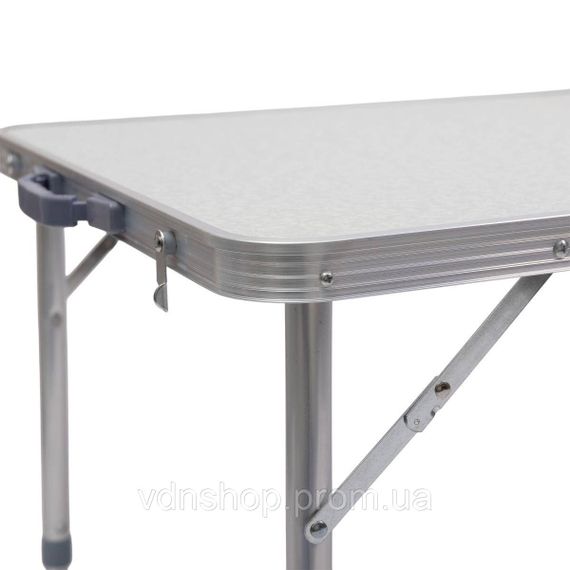 Стіл і 4 стільці для пікніка набір туристичних алюмінієвих складних алюмінієвих меблів для кемпінгу 8812-4 | Зображення 4