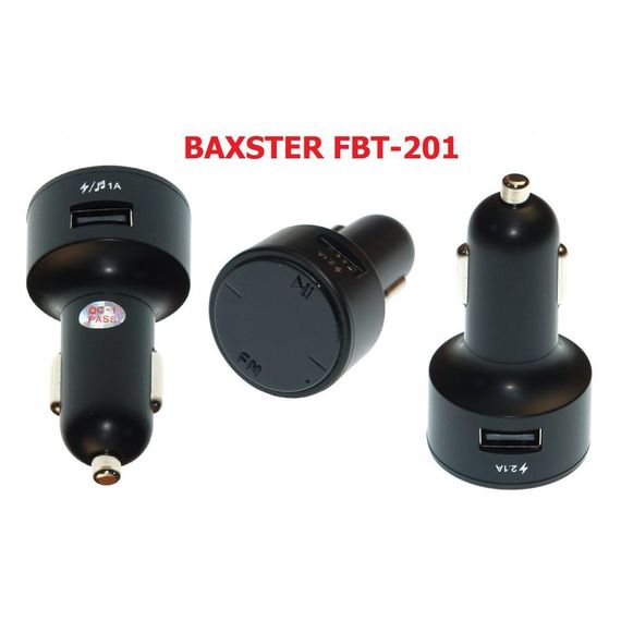 FM-трансмиттер (модулятор) Baxster FBT-201 с функцией громкой связи | Зображення 1