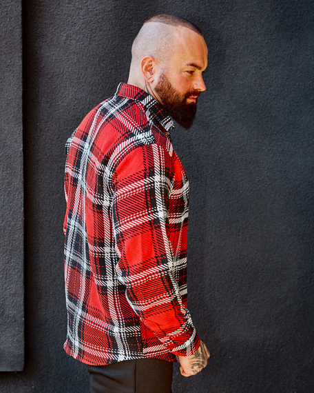 Тепла Сорочка Мадрид червоний S | Зображення 4