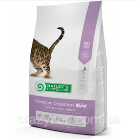 Сухий корм для котів Nature's Protection Sensitive Digestion із чутливим травленням із птицею 2 кг